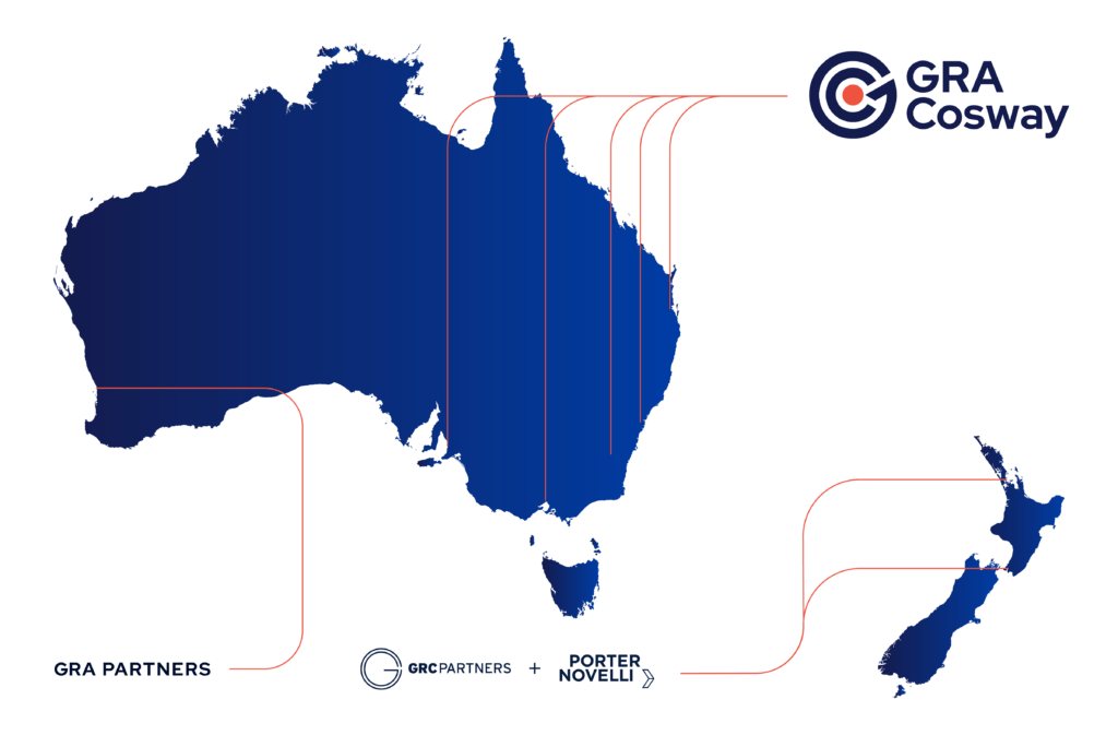 GRACosway Australia Map