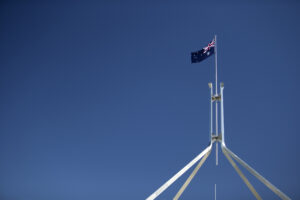 Australia Flag Blue Sky