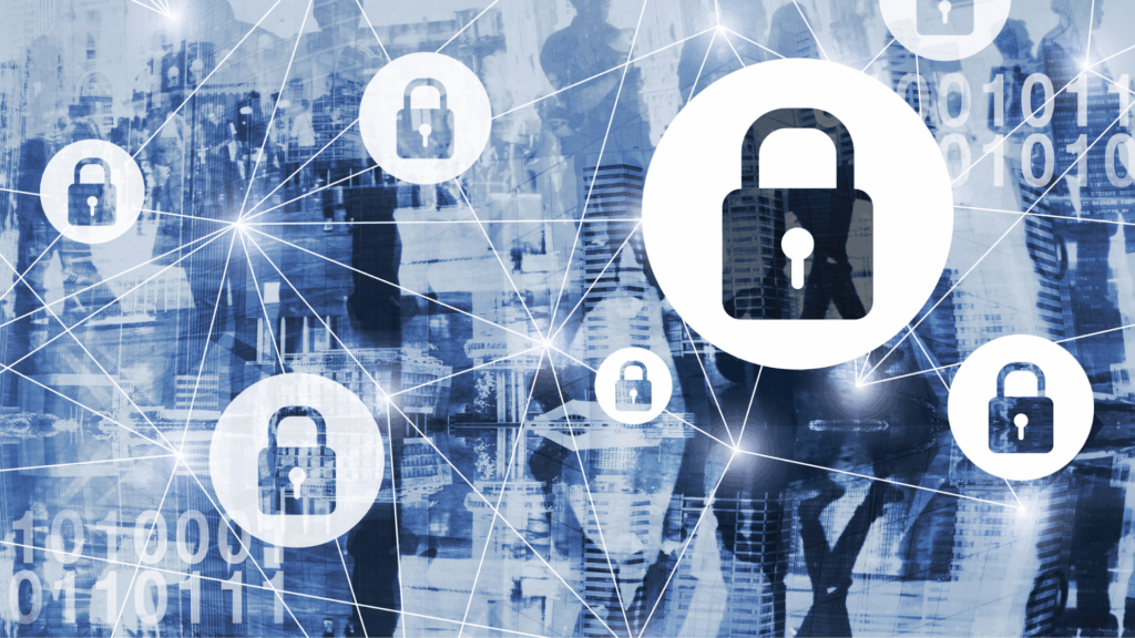 Cybersecurity artistic concept