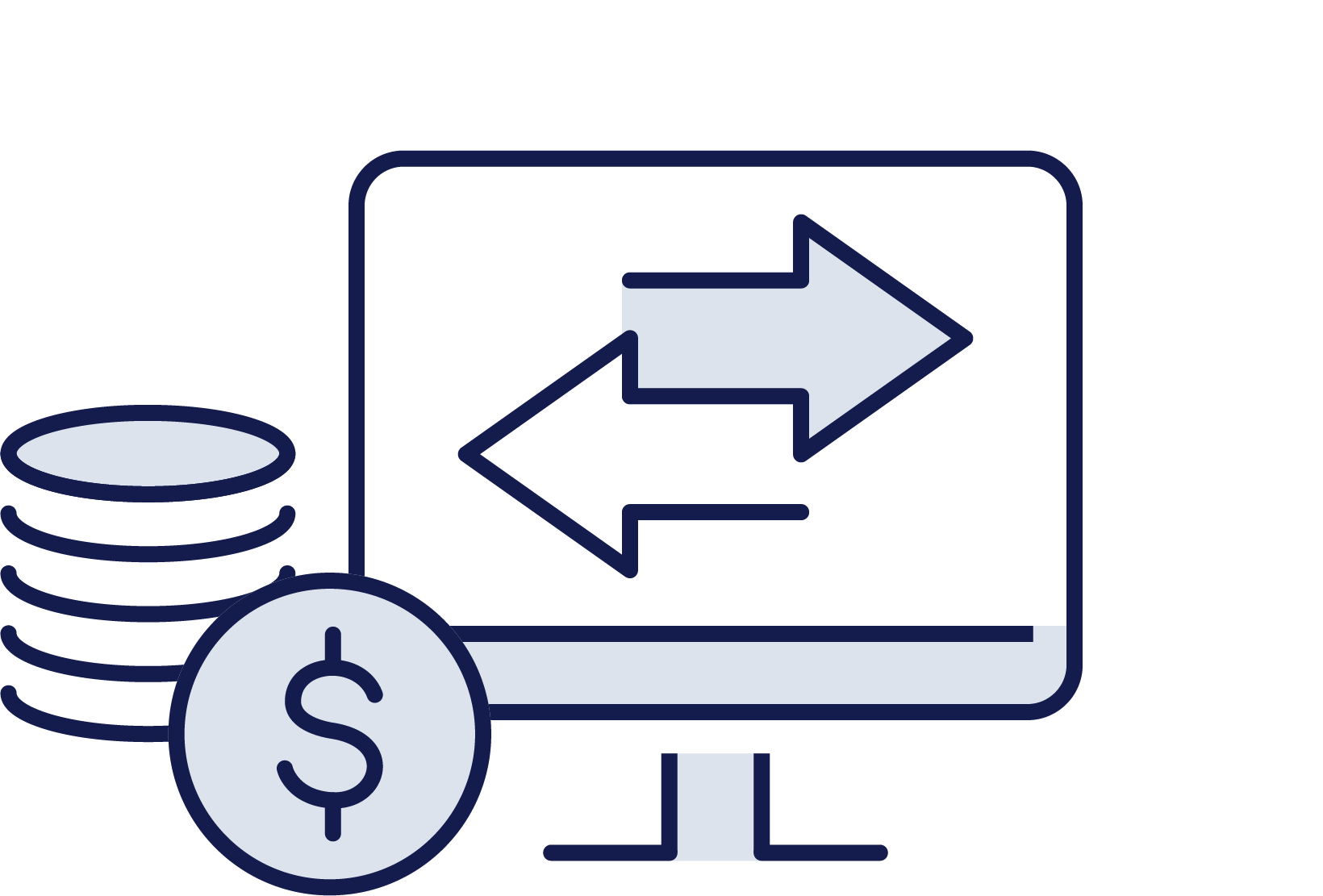 Transaction communications Icon